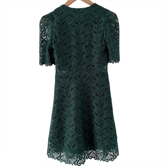 NWT Sandro Hearty Lace Fit & Flare Cocktail Dress - Picture 9 of 16